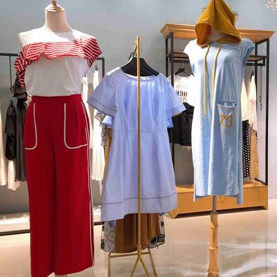 廣州韓版時(shí)尚女裝魔美名作19夏連衣裙套裝品牌折扣批發(fā)貨源指南